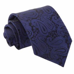 Navy Blue Paisley Tie Navy Blue Paisley Tie
