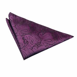 Purple Paisley Pocket Square Purple Paisley Pocket Square