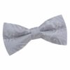 Silver Paisley Pre-Tied Bow Tie