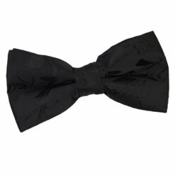 Black Floral Pre-Tied Bow Tie Black Floral Pre-Tied Bow Tie