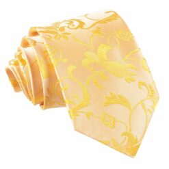 Gold Floral Tie Gold Floral Tie