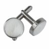 Ivory Floral Cufflinks