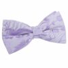 Lilac Floral Pre-Tied Bow Tie