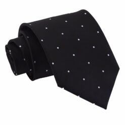 Black Pin Dot Tie