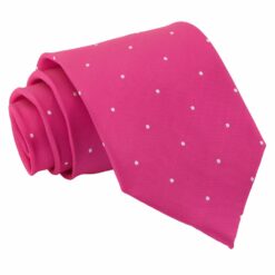 Hot Pink Pin Dot Tie Hot Pink Pin Dot Tie
