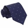 Navy Blue Pin Dot Tie