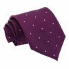 Purple Pin Dot Tie