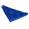 Royal Blue Pin Dot Pocket Square