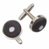 Black Polka Dot Classic Cufflinks