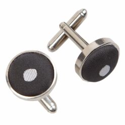 Black Polka Dot Classic Cufflinks Black Polka Dot Classic Cufflinks