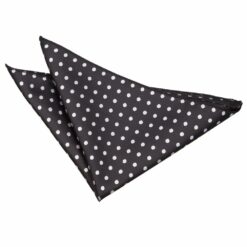 Black Polka Dot Classic Pocket Square Black Polka Dot Classic Pocket Square