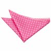 Hot Pink Polka Dot Classic Pocket Square