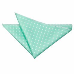 Mint Green Polka Dot Classic Pocket Square Mint Green Polka Dot Classic Pocket Square
