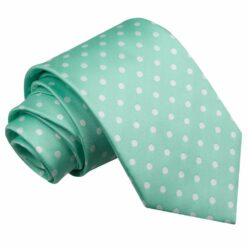 Mint Green Polka Dot Classic Tie Mint Green Polka Dot Classic Tie