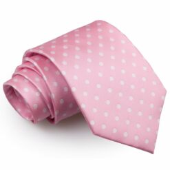 Pink Polka Dot Classic Tie Pink Polka Dot Classic Tie