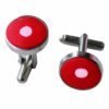 Red Polka Dot Classic Cufflinks