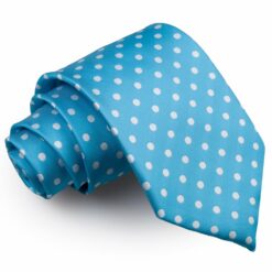Robin's Egg Blue Polka Dot Classic Tie Robin's Egg Blue Polka Dot Classic Tie