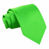 Apple Green Plain Satin Tie