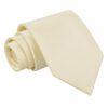 Champagne Plain Satin Extra Long Tie