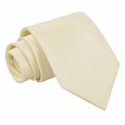 Champagne Plain Satin Tie Champagne Plain Satin Tie