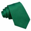 Emerald Green Plain Satin Tie