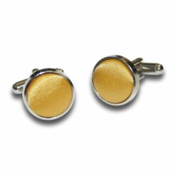 Gold Plain Satin Cufflinks Gold Plain Satin Cufflinks