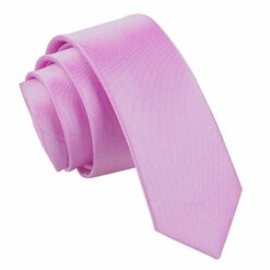 Lilac Plain Satin Skinny Tie Lilac Plain Satin Skinny Tie