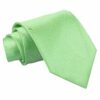 Lime Green Plain Satin Tie