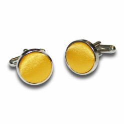 Marigold Plain Satin Cufflinks Marigold Plain Satin Cufflinks