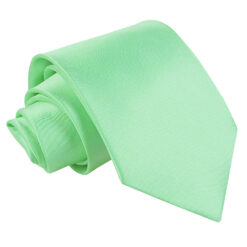 Mint Green Plain Satin Extra Long Tie Mint Green Plain Satin Extra Long Tie