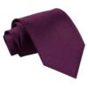 Plum Plain Satin Tie