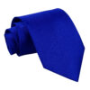 Royal Blue Plain Satin Tie