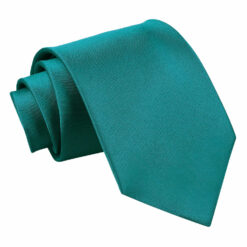 Teal Plain Satin Extra Long Tie Teal Plain Satin Extra Long Tie