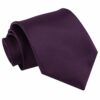 Cadbury Purple Solid Check Tie