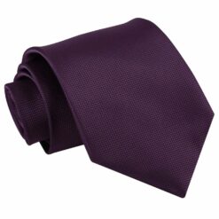 Cadbury Purple Solid Check Tie Cadbury Purple Solid Check Tie