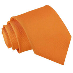 Celosia Orange Solid Check Tie Celosia Orange Solid Check Tie