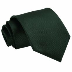 Dark Green Solid Check Tie Dark Green Solid Check Tie