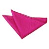 Fuchsia Pink Solid Check Pocket Square