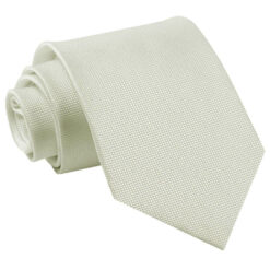 Ivory Solid Check Tie Ivory Solid Check Tie