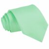Mint Green Solid Check Tie