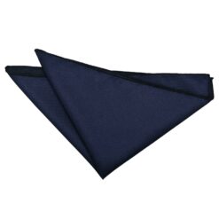 Navy Blue Solid Check Pocket Square Navy Blue Solid Check Pocket Square