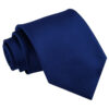 Royal Blue Solid Check Tie