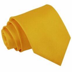 Sunflower Gold Solid Check Tie