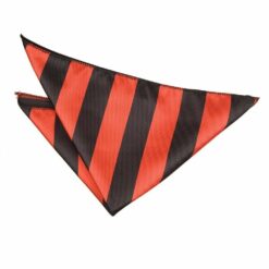 Red and Black Striped Pocket Square Red and Black Striped Pocket Square