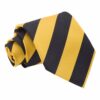Yellow and Black Striped Tie