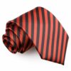 Black and Red Thin Stripe Tie