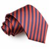 Navy Blue and Red Thin Stripe Tie