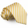 White and Yellow Thin Stripe Tie