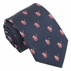 Navy Blue Santa Claus Tie Navy Blue Santa Claus Tie
