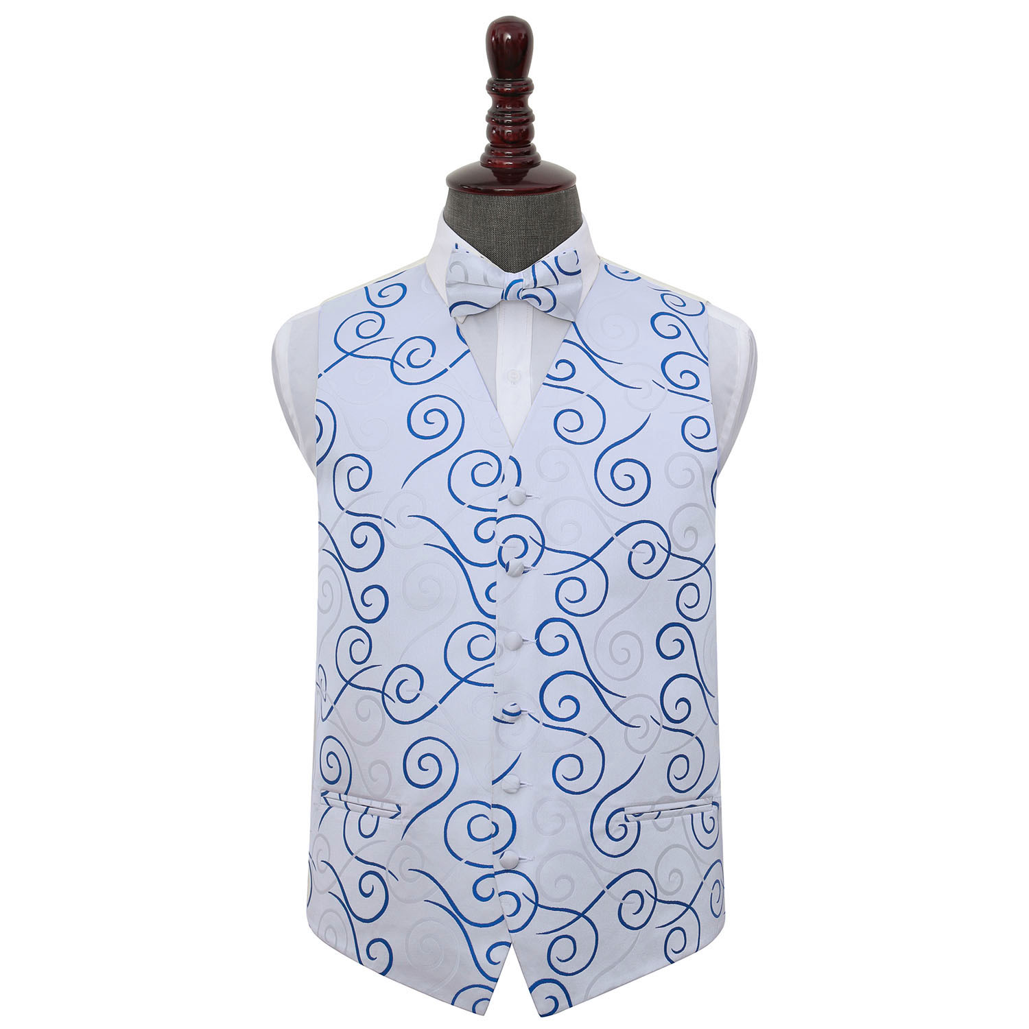 Silver wedding waistcoat hotsell